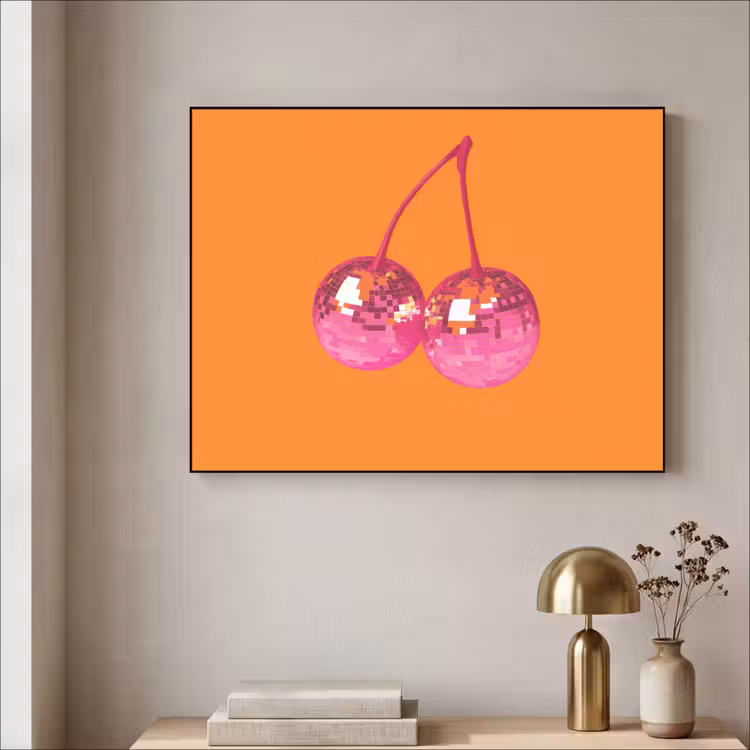 Art Frame - Discoballen - Kers - Spiegels - Roze — 3