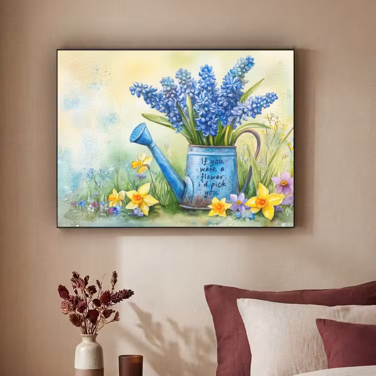 Art Frame - Lavendelbloemen - Quote - Gieter — 2