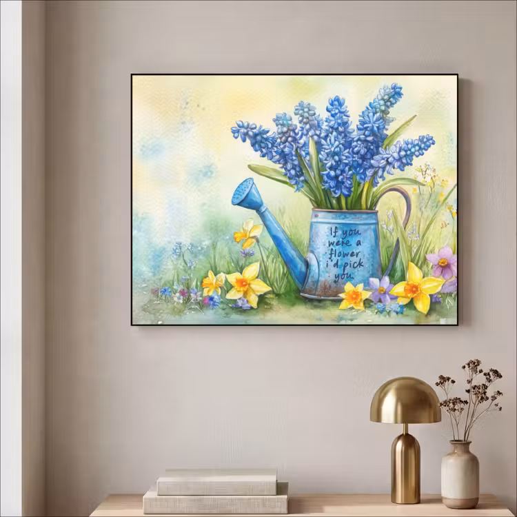 Art Frame - Lavendelbloemen - Quote - Gieter — 3