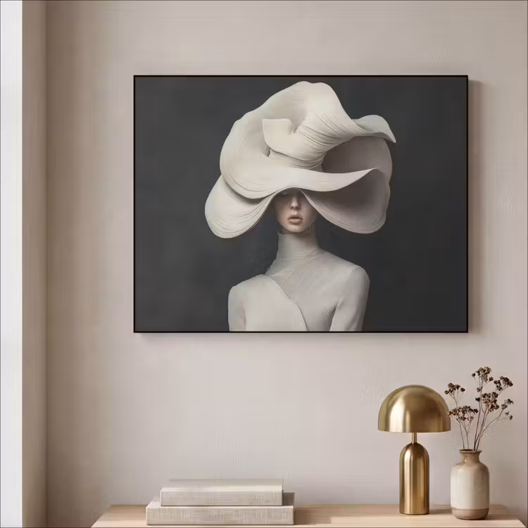 Art Frame - Modern - Vrouw - Hoed — 3