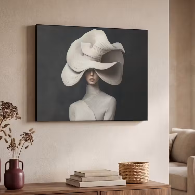Art Frame - Modern - Vrouw - Hoed — 4