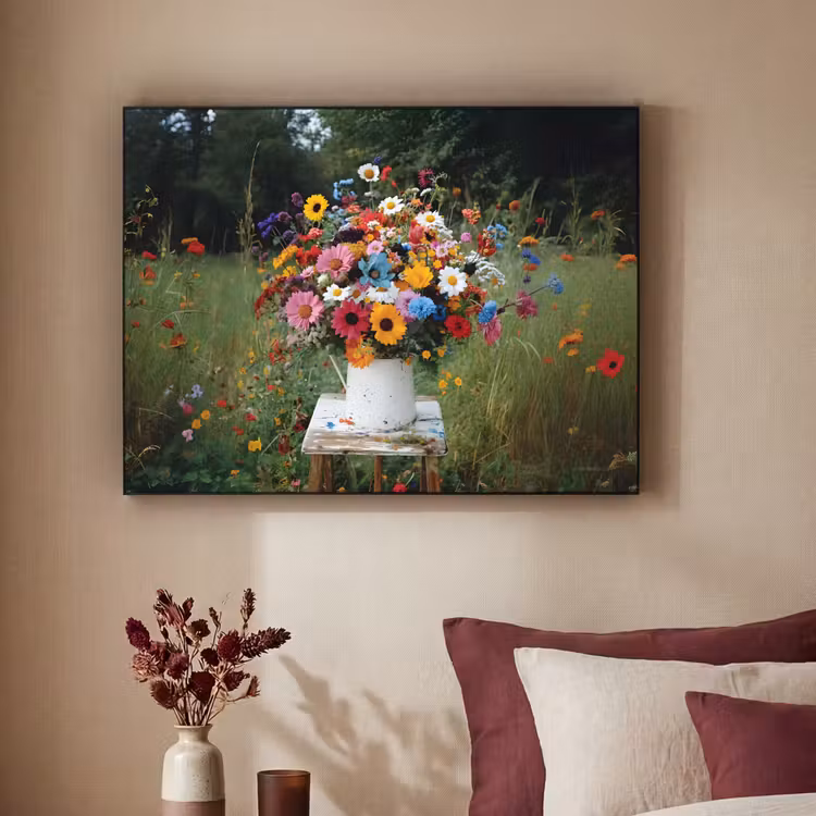 Art Frame - Bloemen - Krukje - Gieter - Veld — 2
