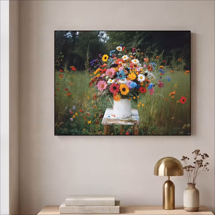 Art Frame - Bloemen - Krukje - Gieter - Veld — 3