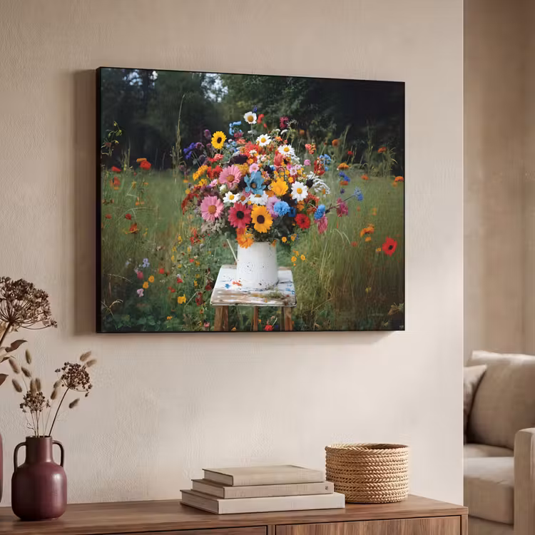 Art Frame - Bloemen - Krukje - Gieter - Veld — 4