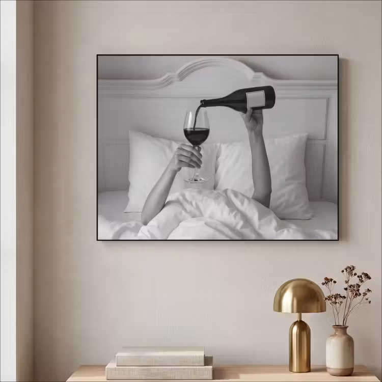 Art Frame - Lakens - Armen - Wijn - Glas — 3