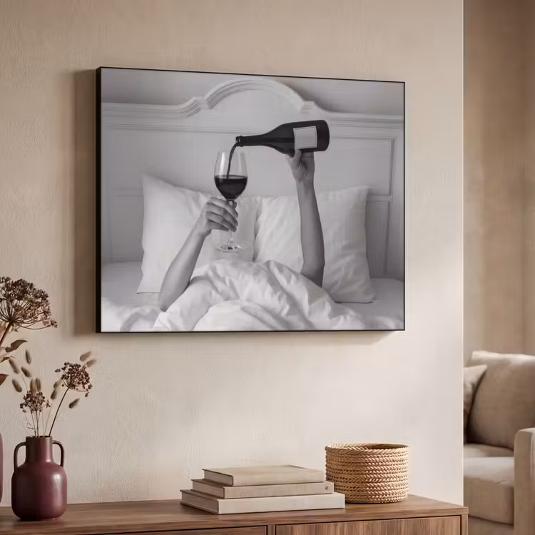 Art Frame - Lakens - Armen - Wijn - Glas — 4