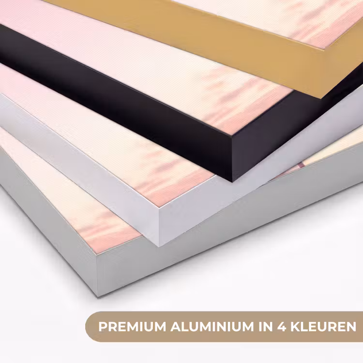 Art Frame - Palmbomen - Paars - Wolken - Lucht — 5