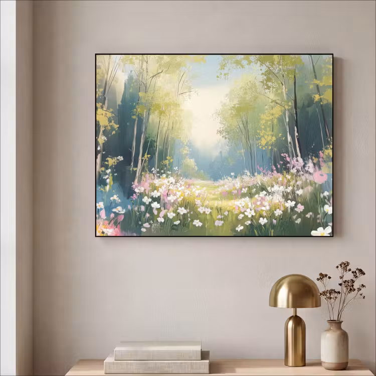 Art Frame - Bos - Schilderstijl - Kleurrijk — 3