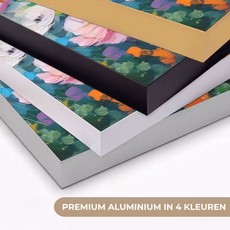 Art Frame - Bloemen explosie - Heldere kleuren - Vrolijk — 5