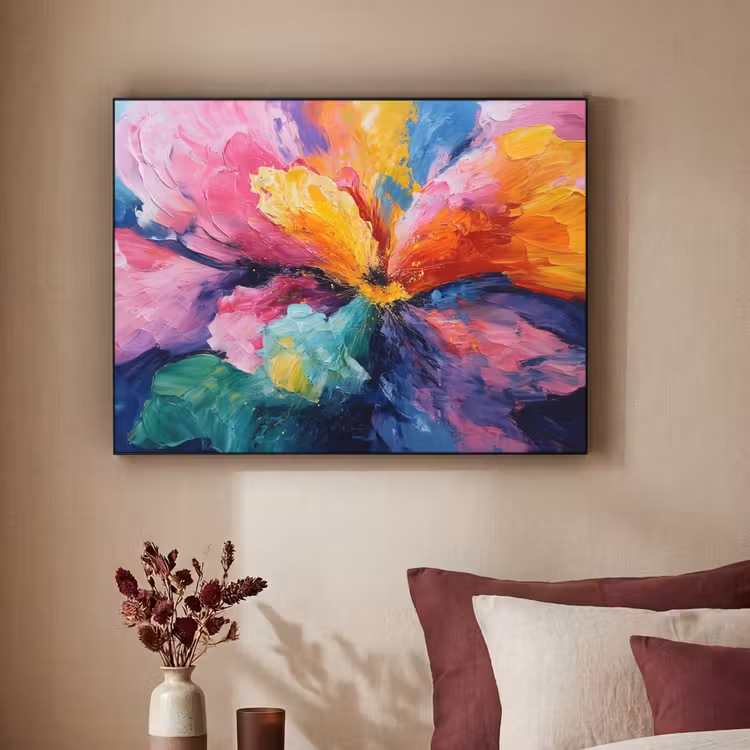 Art Frame - Bloemexplosie - Veelkleurig - Bewegend — 2