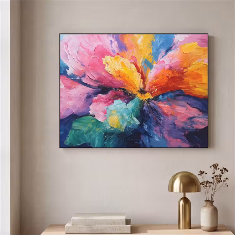 Art Frame - Bloemexplosie - Veelkleurig - Bewegend — 3