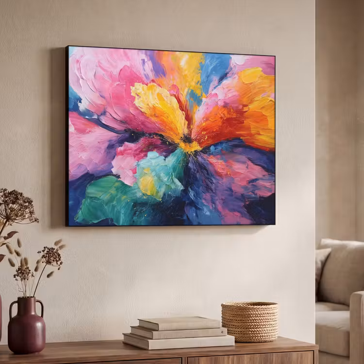 Art Frame - Bloemexplosie - Veelkleurig - Bewegend — 4