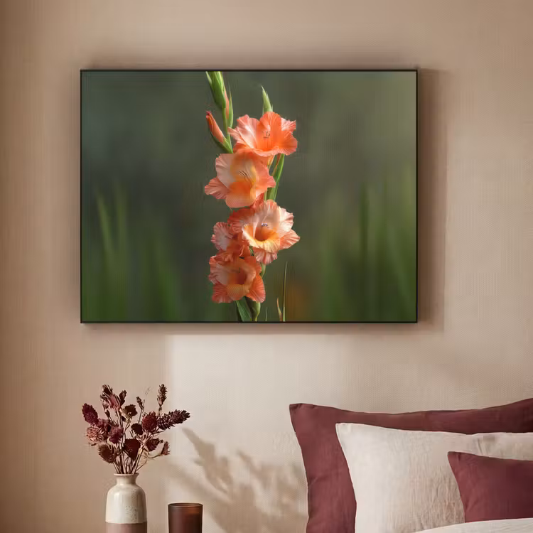 Art Frame - Bloem - Gladiolen - Zalmroze — 2