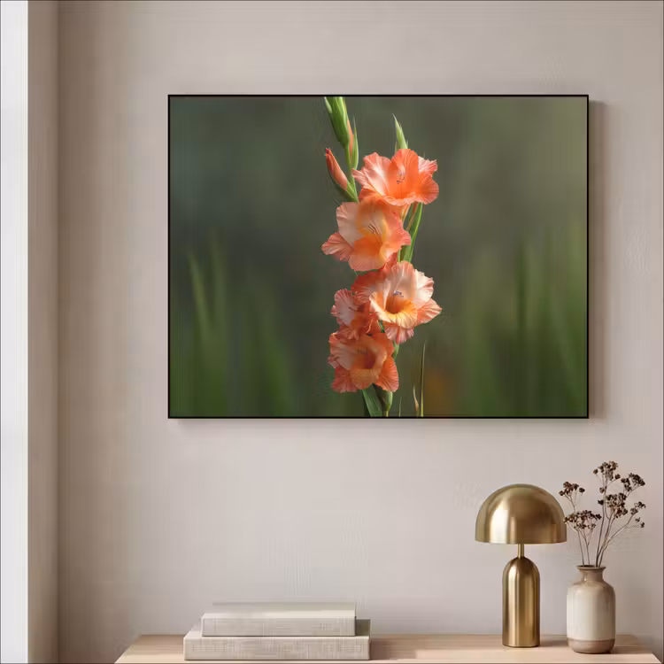 Art Frame - Bloem - Gladiolen - Zalmroze — 3