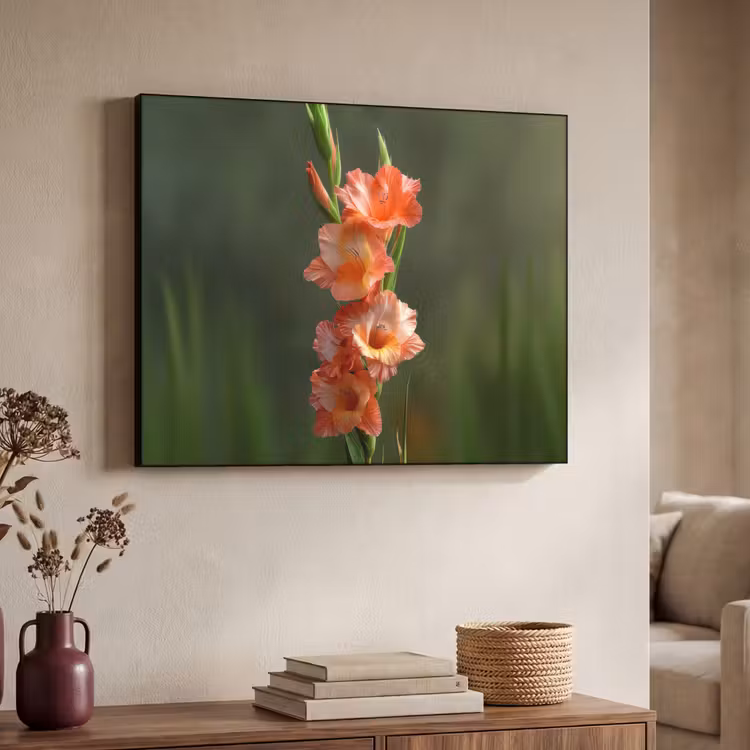Art Frame - Bloem - Gladiolen - Zalmroze — 4