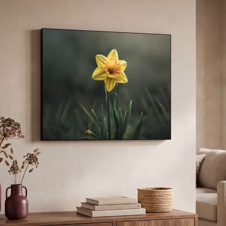 Art Frame - Bloem - Narcis - Gras - Geel — 4