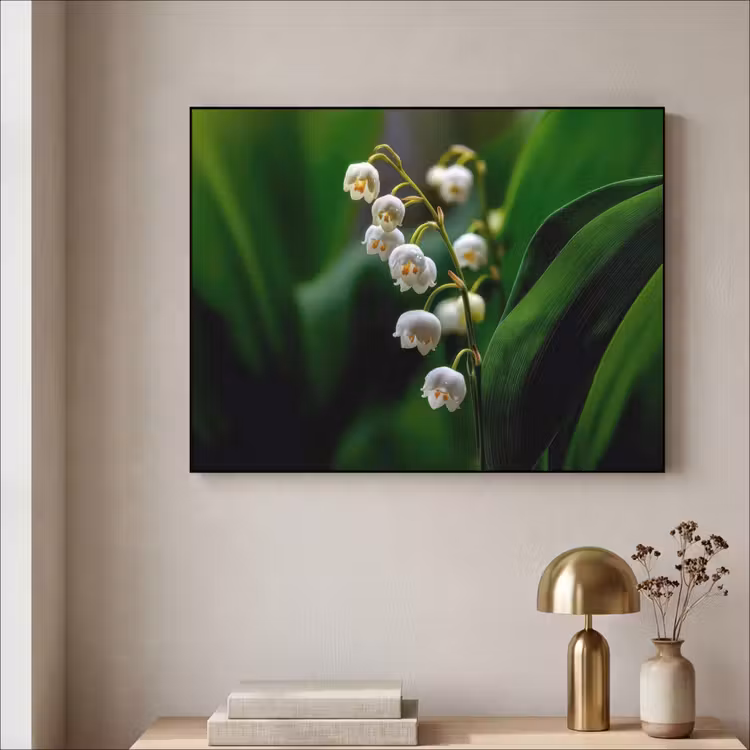 Art Frame - Bloemen - Wit - Bladeren - Lelietjes — 3