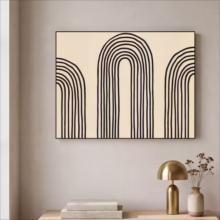 Art Frame - Boogvormen - Zwart - Strak — 3