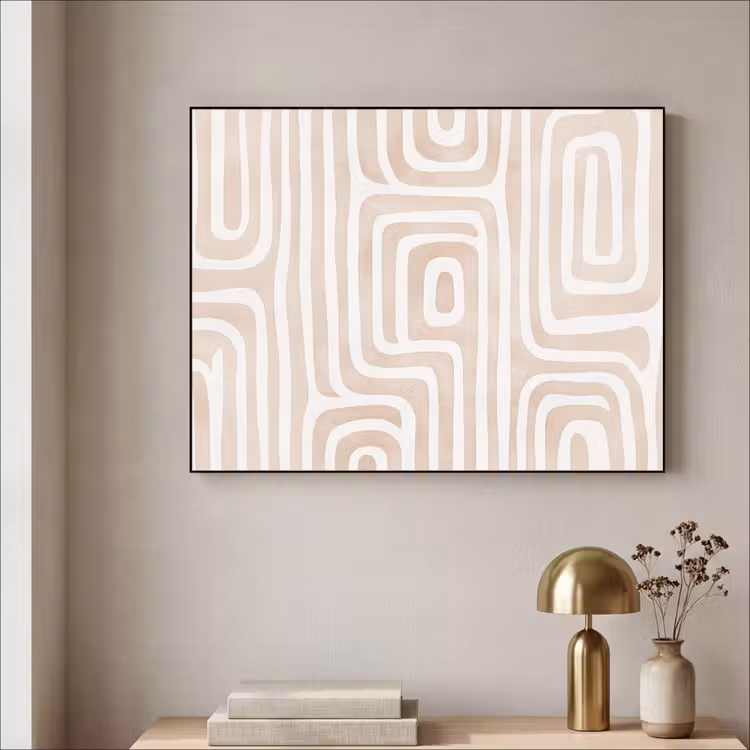 Art Frame - Decoratief - Labyrint - Beige — 3