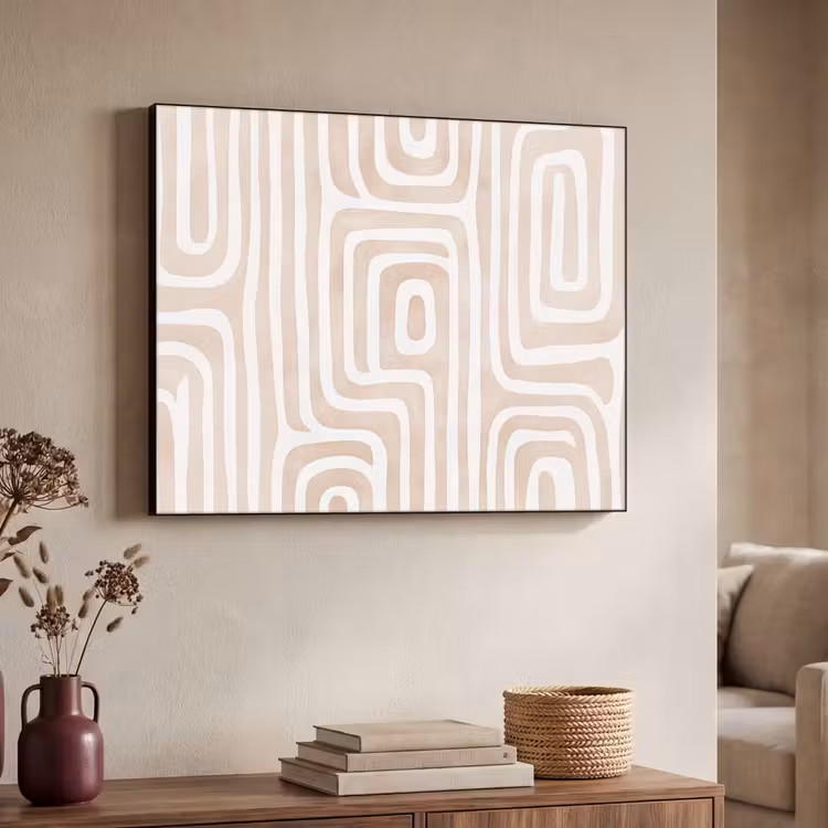 Art Frame - Decoratief - Labyrint - Beige — 4