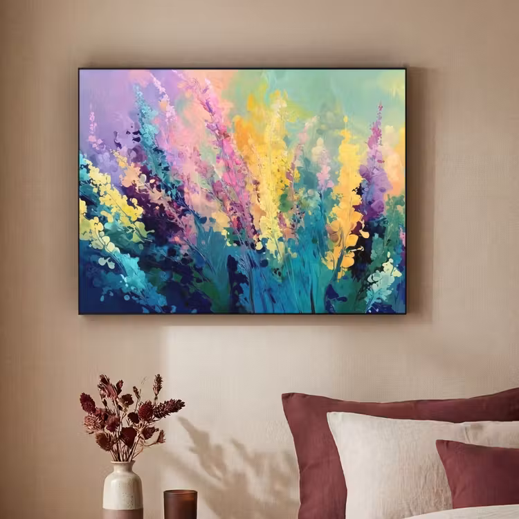 Art Frame - Dromerige - Langgerekte bloemen — 2