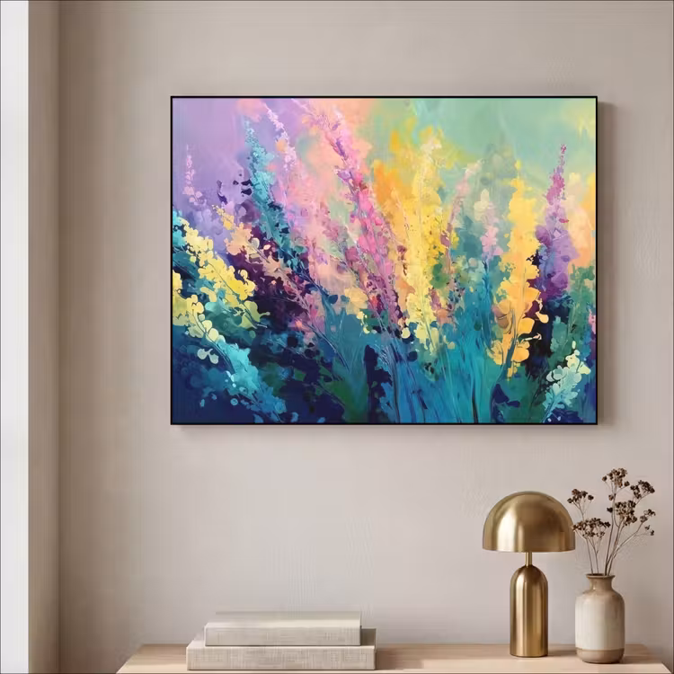 Art Frame - Dromerige - Langgerekte bloemen — 3