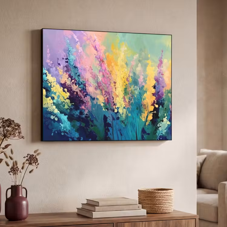Art Frame - Dromerige - Langgerekte bloemen — 4