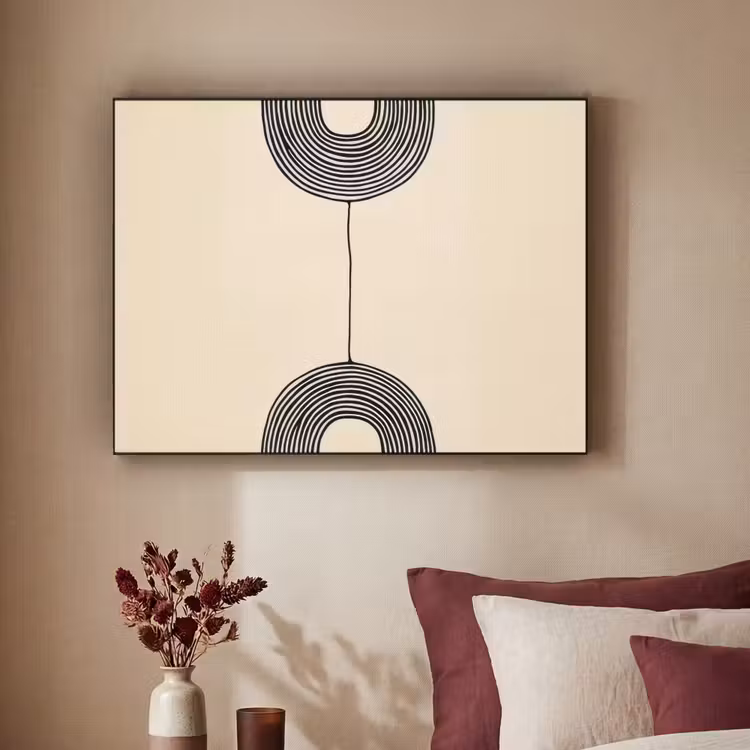 Art Frame - Geometrische bogen - Minimalistisch - Symmetrisch — 2
