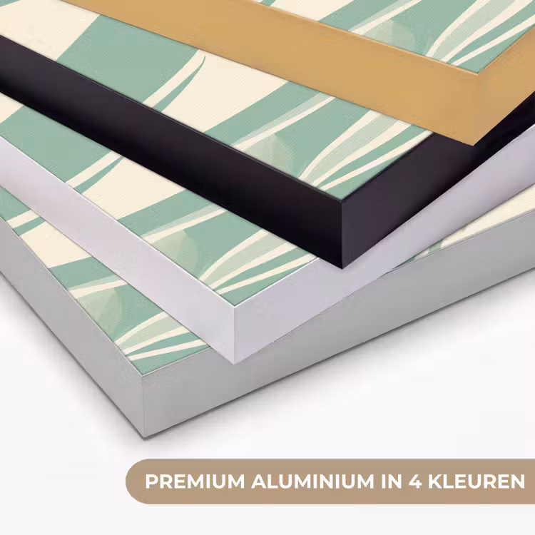 Art Frame - Organische lijnen - Mintgroen - Marmer — 5