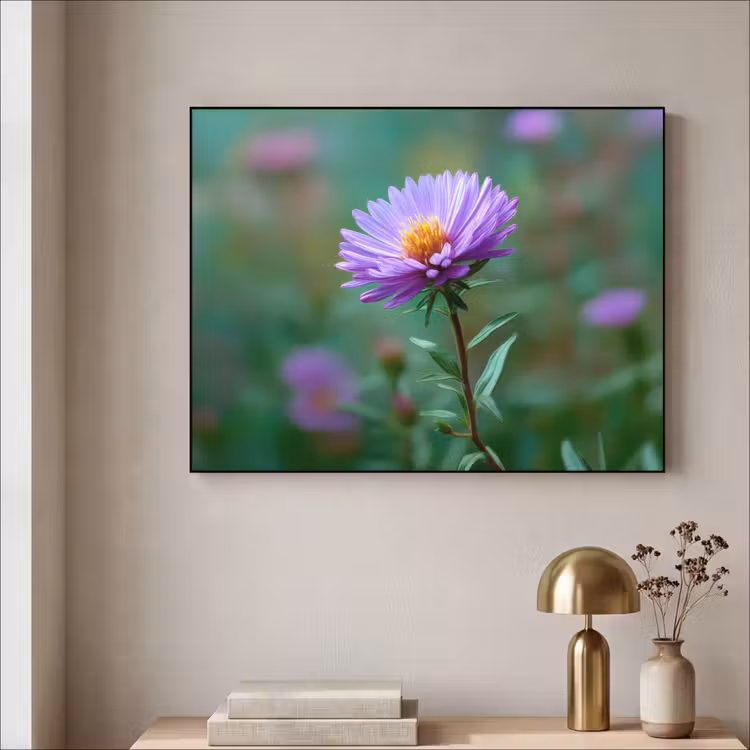 Art Frame - Aster - Paars - Bloem - Blaadjes — 3
