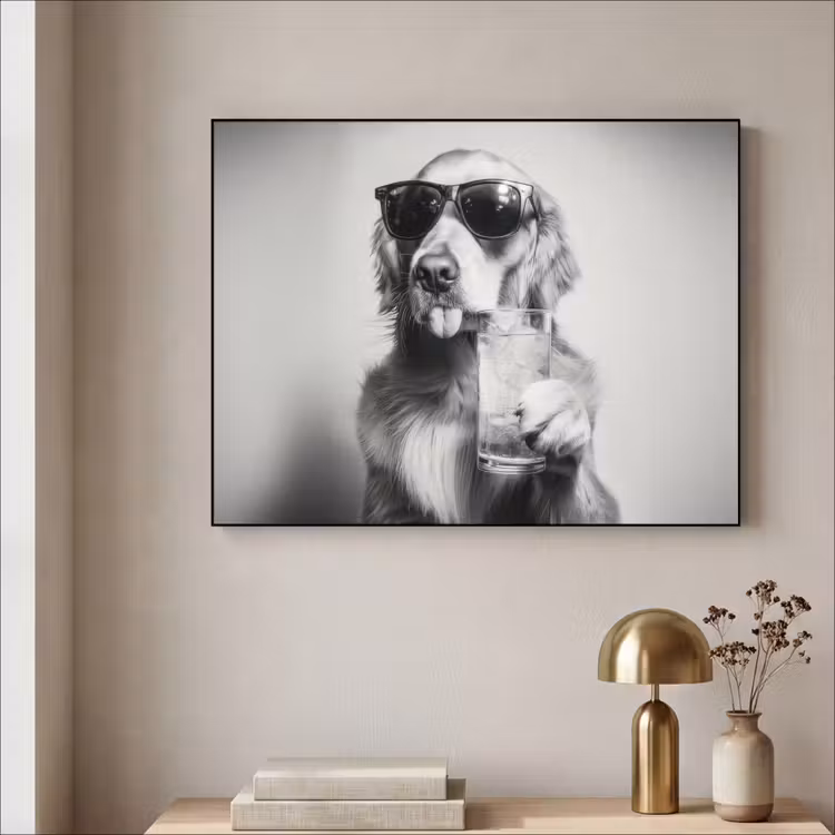 Art Frame - Golden retriever - Hond - Zonnebril - Gkas — 3