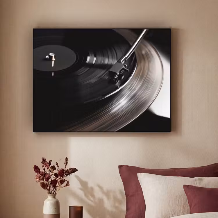 Art Frame - Close-up - Vinylplaat - Platenspeler - Zwart — 2