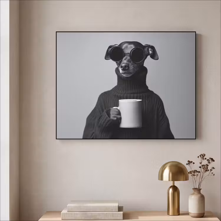 Art Frame - Coltrui - Hond - Bril - Mok — 3