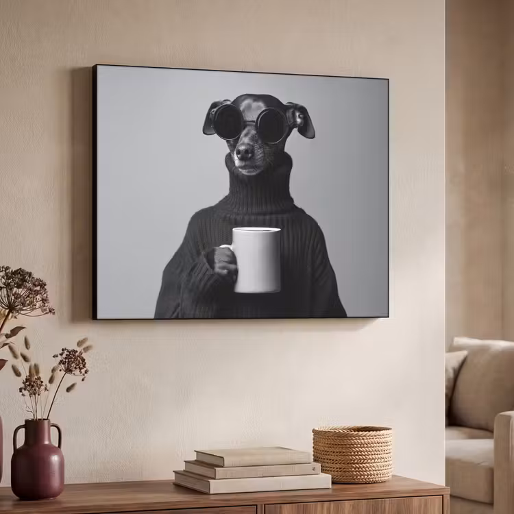 Art Frame - Coltrui - Hond - Bril - Mok — 4