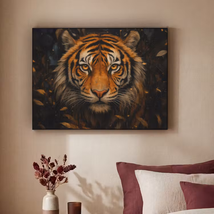 Art Frame - Bladeren - Tijger - Oranje — 2