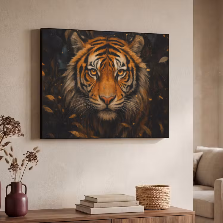 Art Frame - Bladeren - Tijger - Oranje — 4