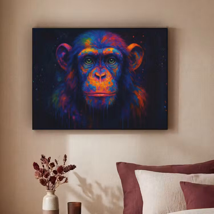 Art Frame - Kleurrijk - Aap - Abstract — 2