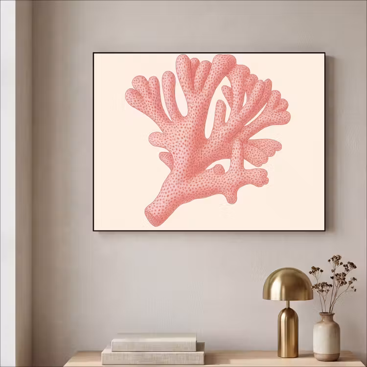 Art Frame - Koraal - Stipjes - Roze — 3
