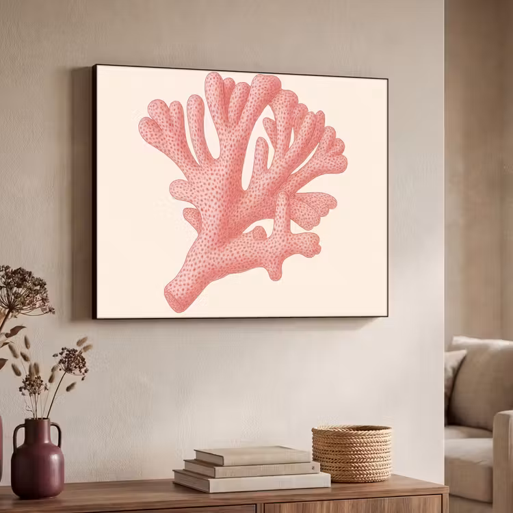 Art Frame - Koraal - Stipjes - Roze — 4