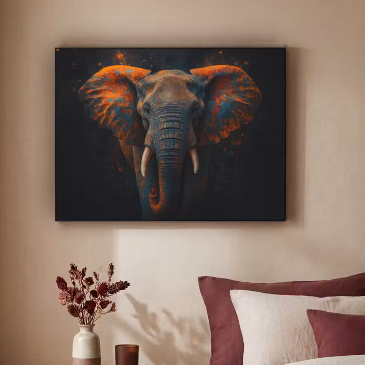 Art Frame - Olifant - Oranje - Oren — 2
