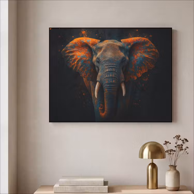 Art Frame - Olifant - Oranje - Oren — 3