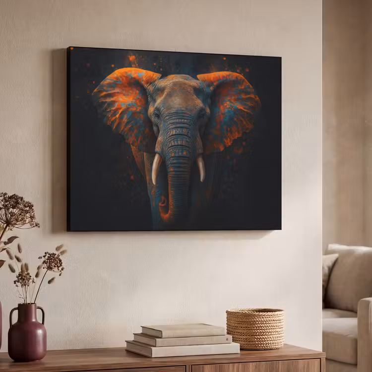 Art Frame - Olifant - Oranje - Oren — 4
