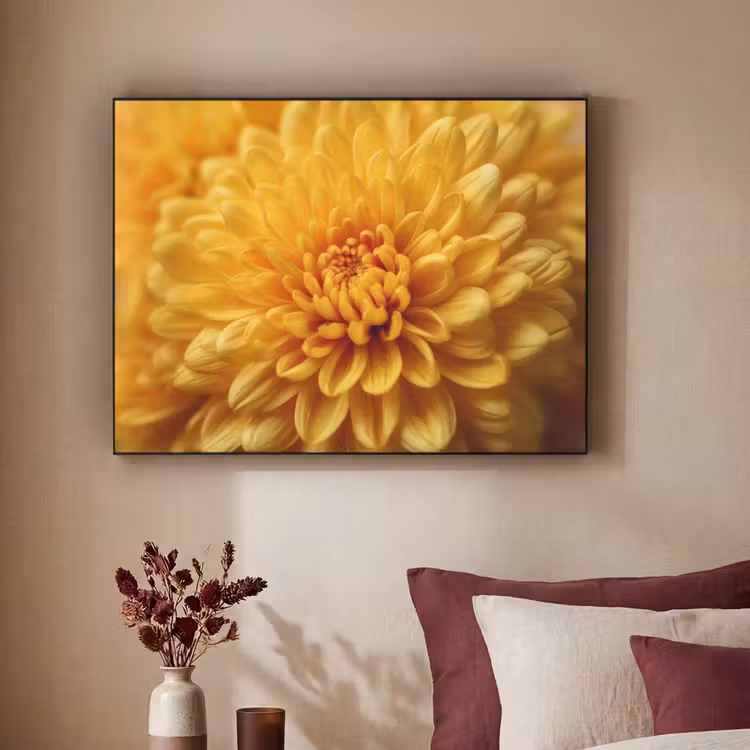 Art Frame - Geel - Chrysant - Zachtheid — 2