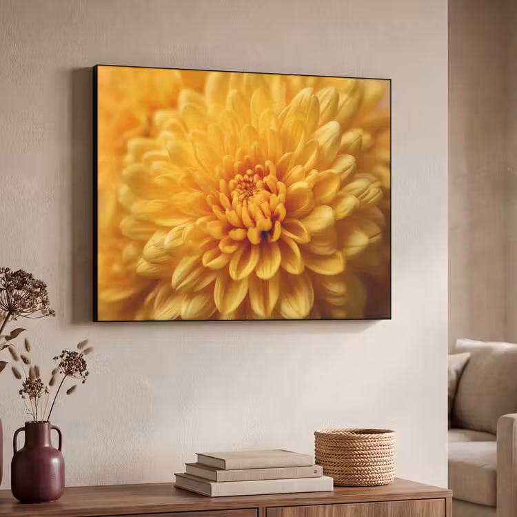 Art Frame - Geel - Chrysant - Zachtheid — 4