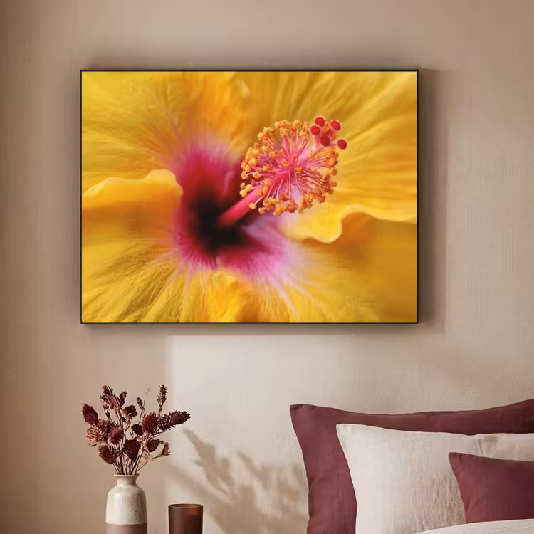 Art Frame - Geel - Hibiscus - Tropisch — 2