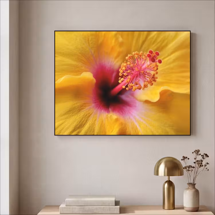 Art Frame - Geel - Hibiscus - Tropisch — 3