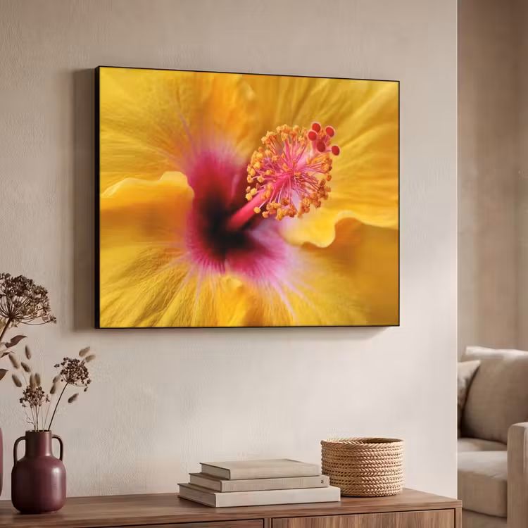 Art Frame - Geel - Hibiscus - Tropisch — 4