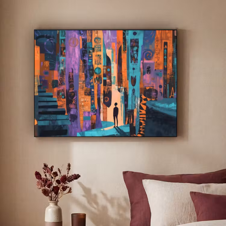 Art Frame - Abstract - Figuren - Kleurrijk — 2