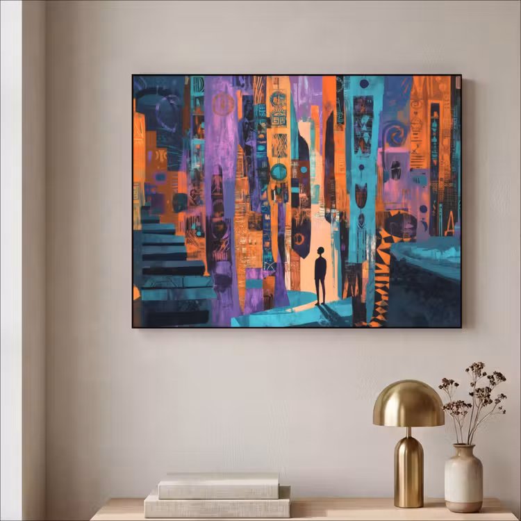 Art Frame - Abstract - Figuren - Kleurrijk — 3