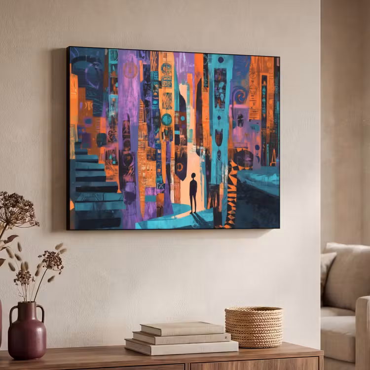 Art Frame - Abstract - Figuren - Kleurrijk — 4